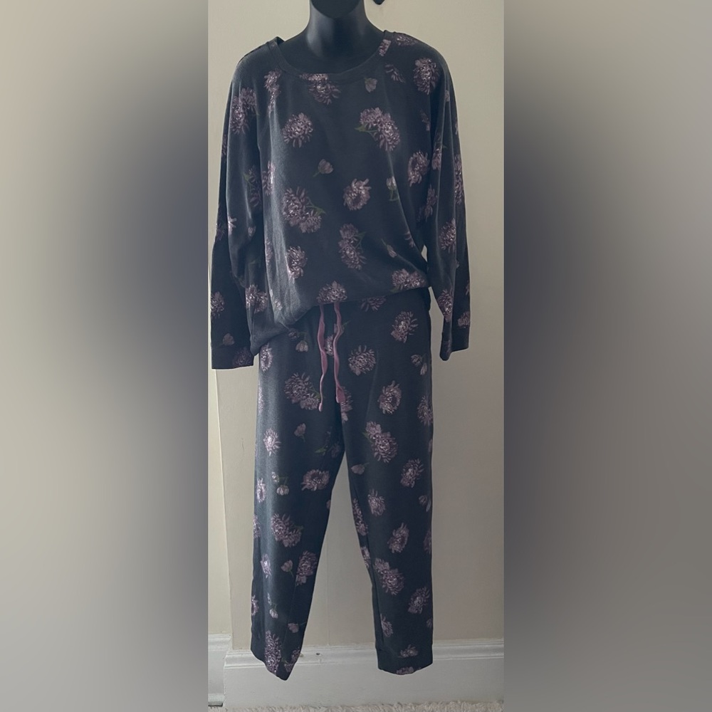 Joe Fresh 2pc Floral Pj / Lounge Jogger Set Size 1x/L